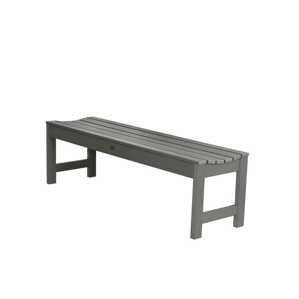 Highwood Usa 5ft Lehigh Picnic Bench Outdoor Furniture for Patio, Backyard, Garden AD-BENN1-CGE - main